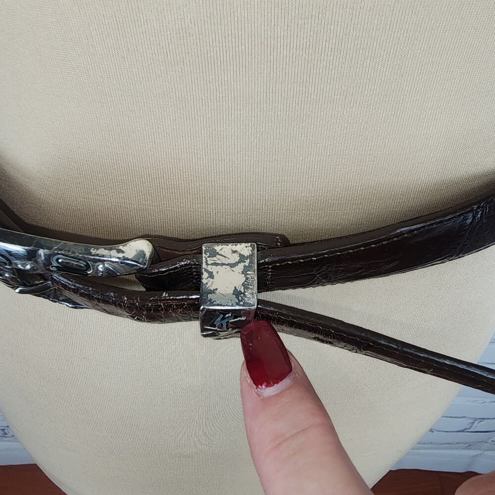 Onyx by Brighton Belt Ace King Queen Jack Buckle Size 40" - Picture 9 of 9